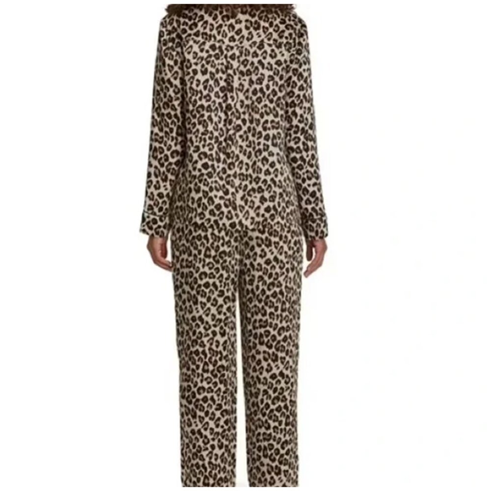 LOFT Women's Satin Notch Collar Pajama Set - NWOT - Picture 3 of 5